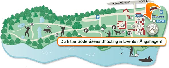 Söderåsens Shooting & Events deltar i Skånska Jakt- och Fiskemässan på Bosjökloster. Vi finns i Ängshagen.